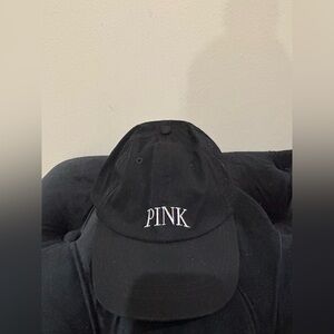 Black Victoria’s Secret PINK Logo Cap